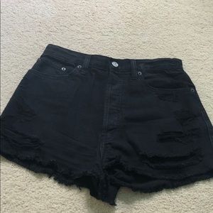 High Waisted Shorts (black)